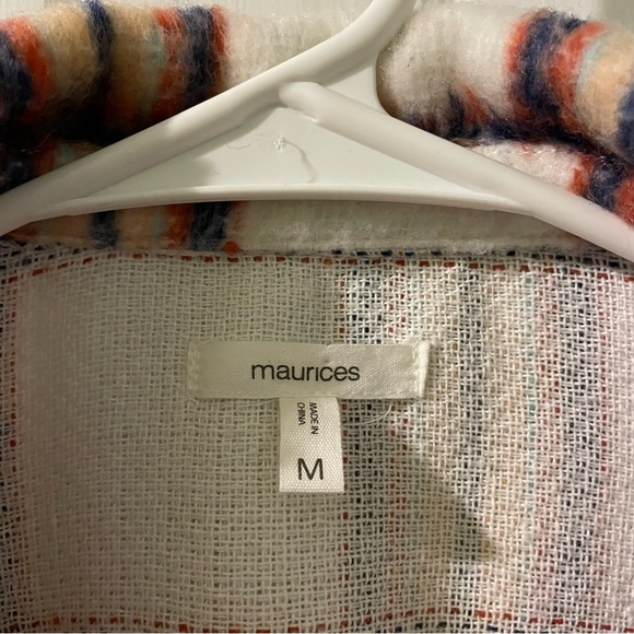 MAURICES faux wool shacket-medium NWOT - Picture 6 of 8